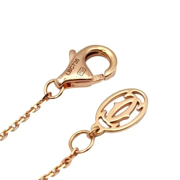 Cartier d'Amour XS necklace diamond 750 K18PG pink gold women's jewelry CARTIER - Picture 5 of 9